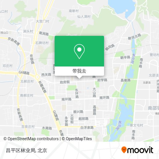 昌平区林业局地图
