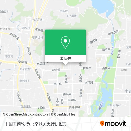 中国工商银行(北京城关支行)地图