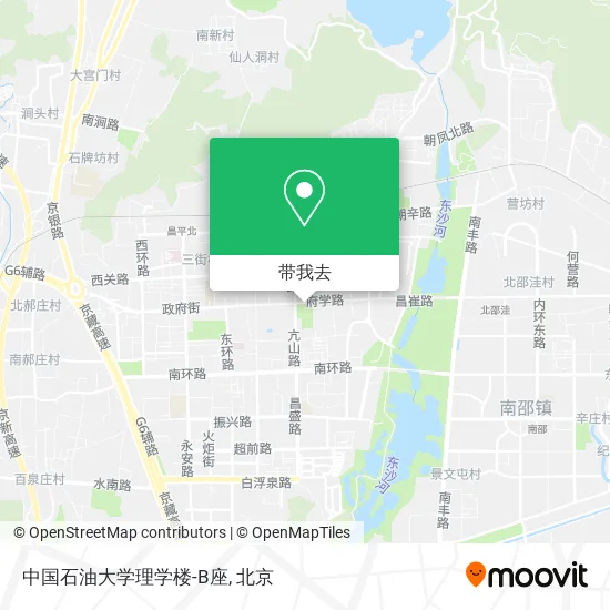 中国石油大学理学楼-B座地图