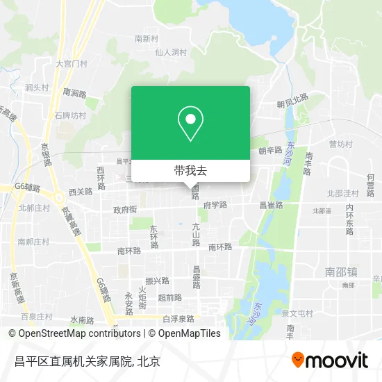 昌平区直属机关家属院地图
