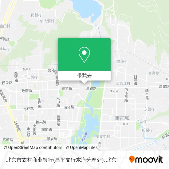 北京市农村商业银行(昌平支行东海分理处)地图