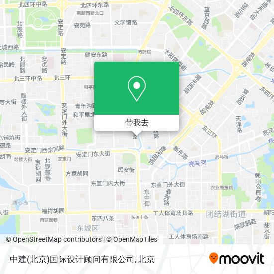 中建(北京)国际设计顾问有限公司地图
