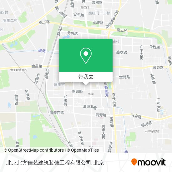 北京北方佳艺建筑装饰工程有限公司地图