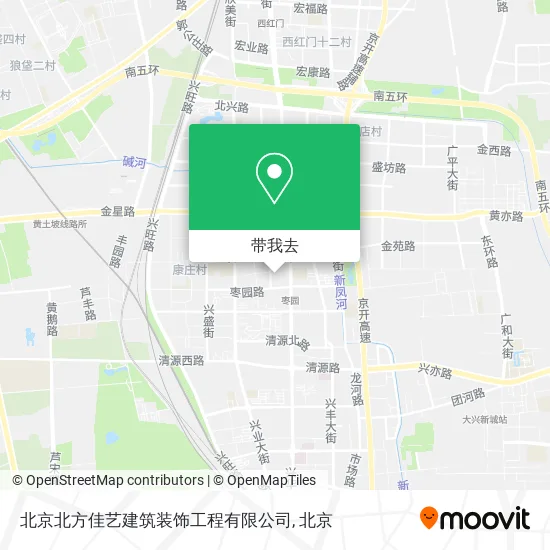 北京北方佳艺建筑装饰工程有限公司地图