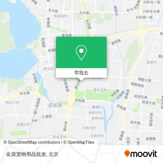 金源宠物用品批发地图