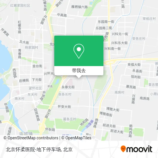 北京怀柔医院-地下停车场地图