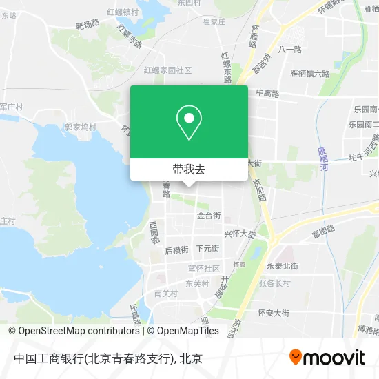 中国工商银行(北京青春路支行)地图