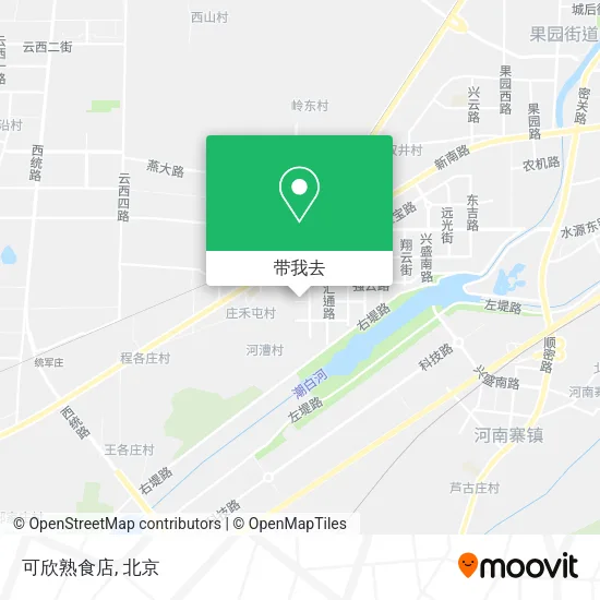 可欣熟食店地图