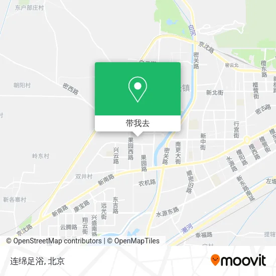 连绵足浴地图