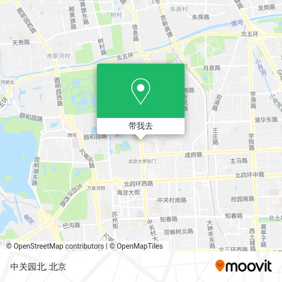 中关园北地图