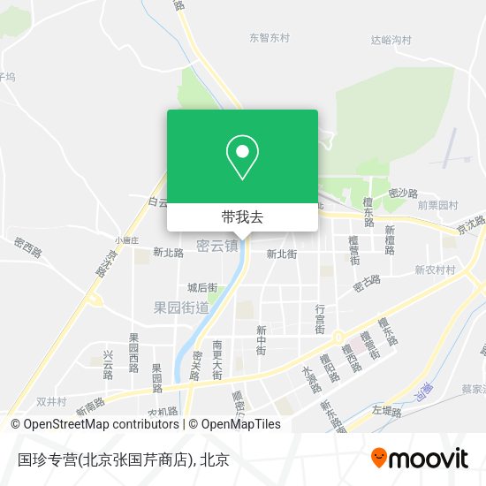 国珍专营(北京张国芹商店)地图