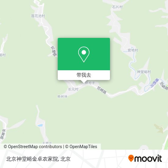 北京神堂峪金卓农家院地图