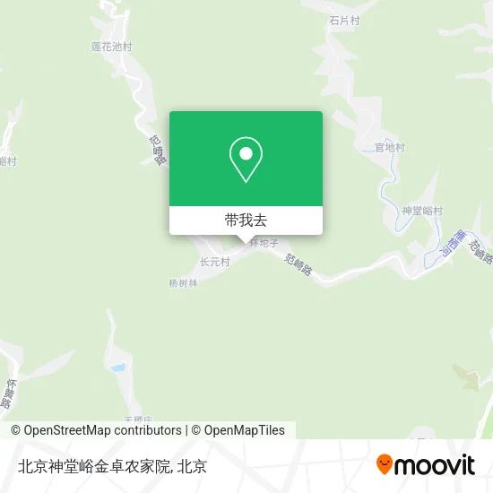 北京神堂峪金卓农家院地图