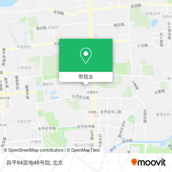 昌平84亩地48号院地图