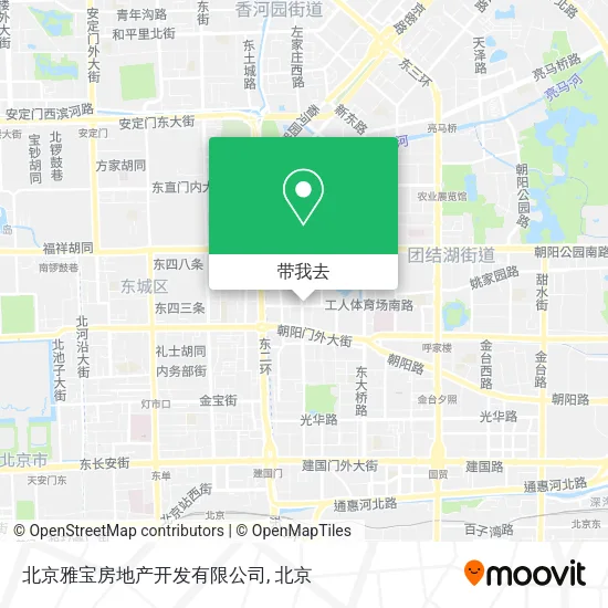 北京雅宝房地产开发有限公司地图