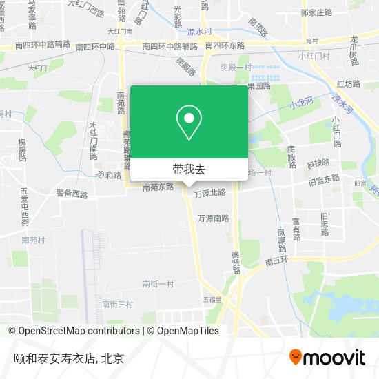 颐和泰安寿衣店地图