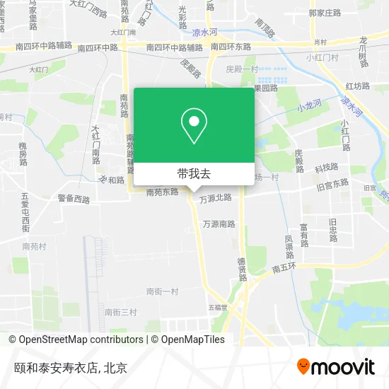 颐和泰安寿衣店地图