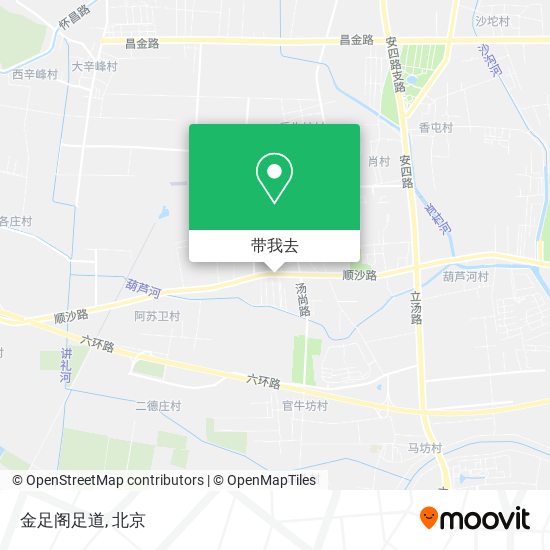 金足阁足道地图