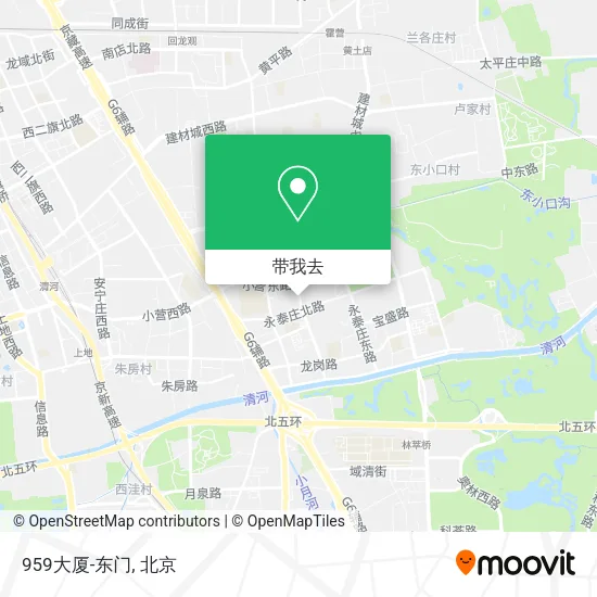 959大厦-东门地图