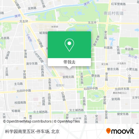 科学园南里五区-停车场地图