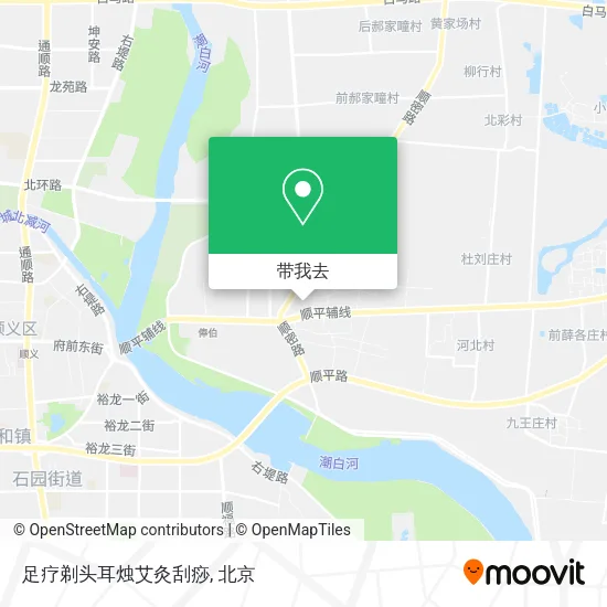 足疗剃头耳烛艾灸刮痧地图