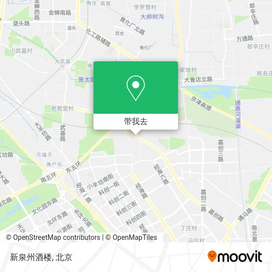新泉州酒楼地图
