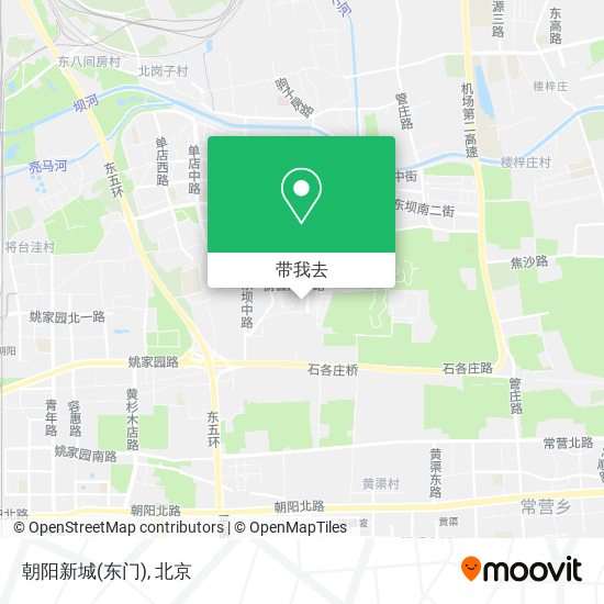 朝阳新城(东门)地图