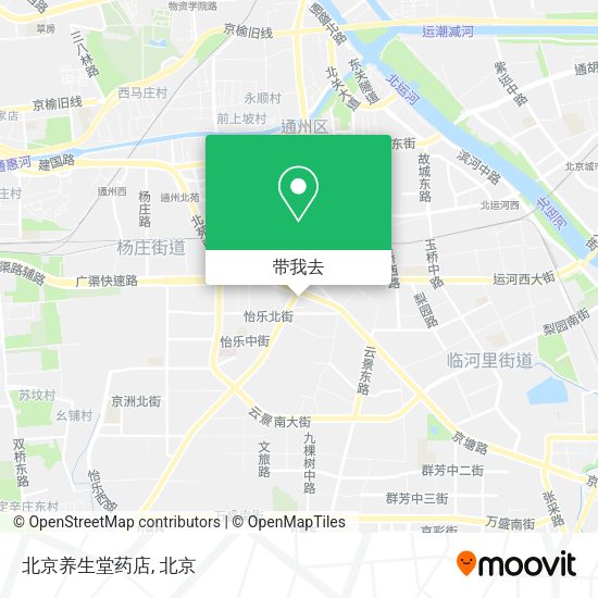 北京养生堂药店地图