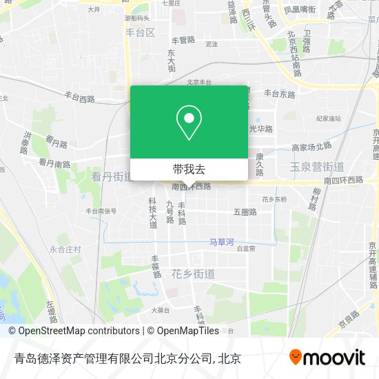 青岛德泽资产管理有限公司北京分公司地图