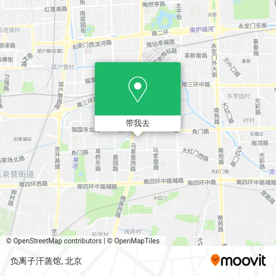 负离子汗蒸馆地图