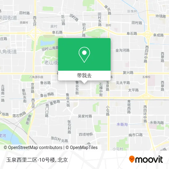 玉泉西里二区-10号楼地图