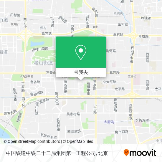 中国铁建中铁二十二局集团第一工程公司地图