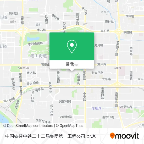 中国铁建中铁二十二局集团第一工程公司地图