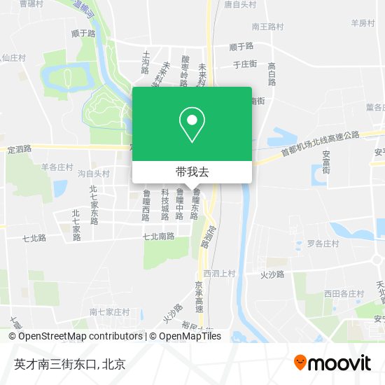 英才南三街东口地图