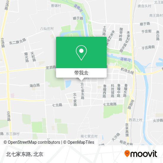 北七家东路地图