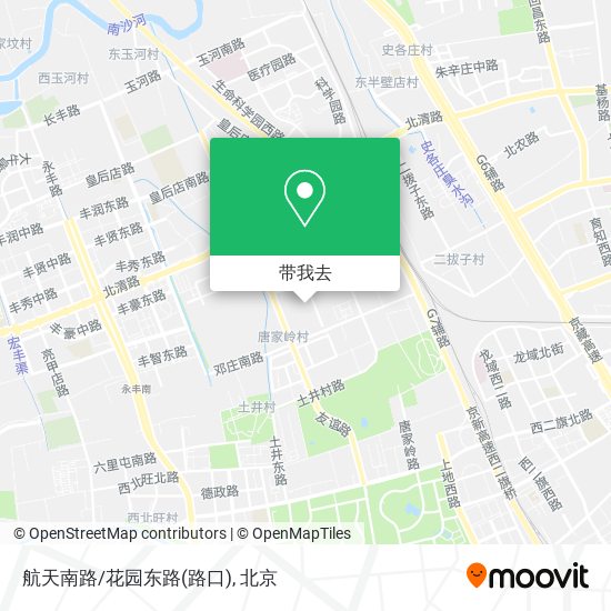 航天南路/花园东路(路口)地图