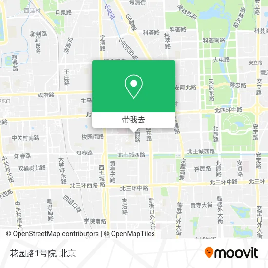 花园路1号院地图