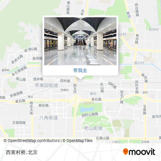 西黄村桥地图