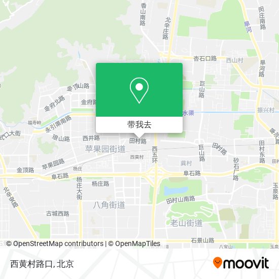 西黄村路口地图