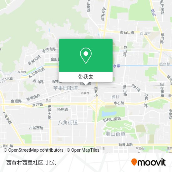 西黄村西里社区地图