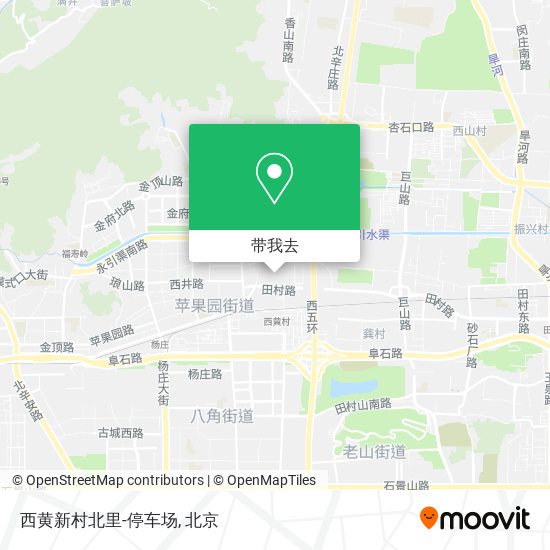 西黄新村北里-停车场地图