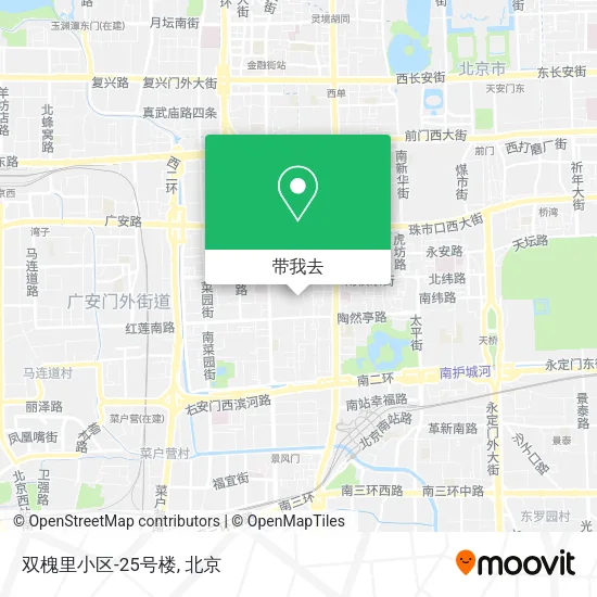 双槐里小区-25号楼地图