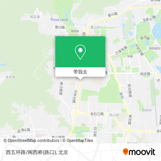 西五环路/闽西桥(路口)地图