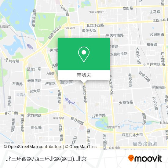 北三环西路/西三环北路(路口)地图