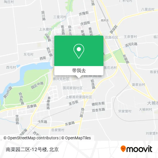 南菜园二区-12号楼地图