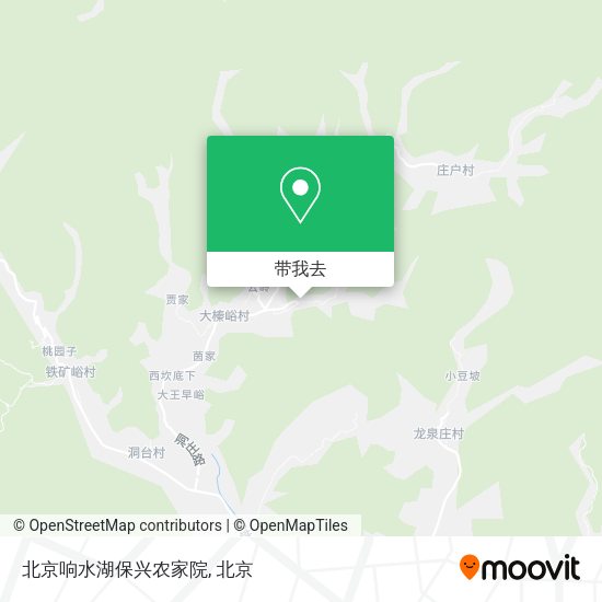 北京响水湖保兴农家院地图