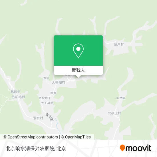 北京响水湖保兴农家院地图