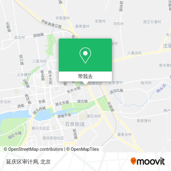 延庆区审计局地图