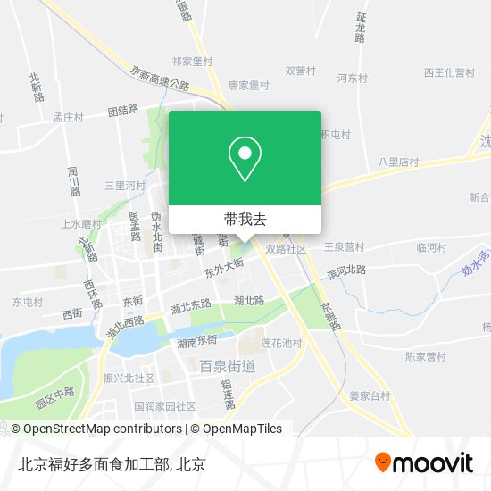 北京福好多面食加工部地图