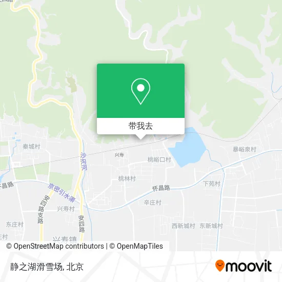 静之湖滑雪场地图